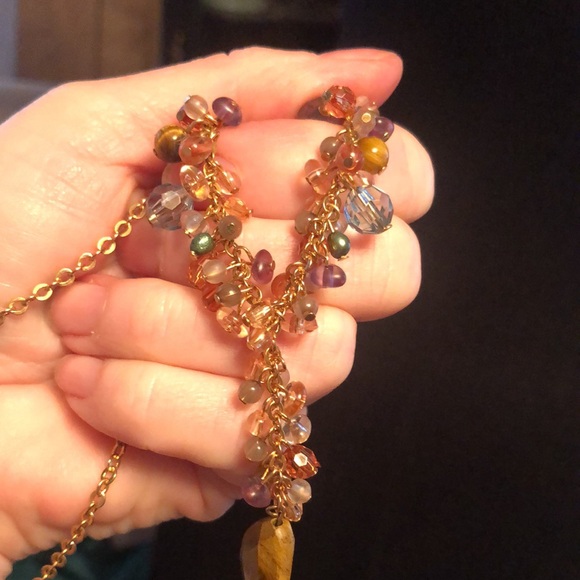 2005 Genuine Tiger’s Eye Necklace & Earring Set by AVON - Picture 7 of 10